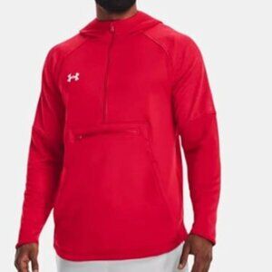 Under Armour Mens Qualifier Fleece Anorak-Size Small